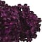 8.5" Purple Hydrangea Arrangement in Glass Vase